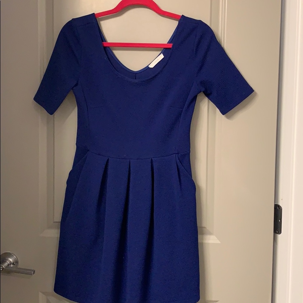 Royal blue dress